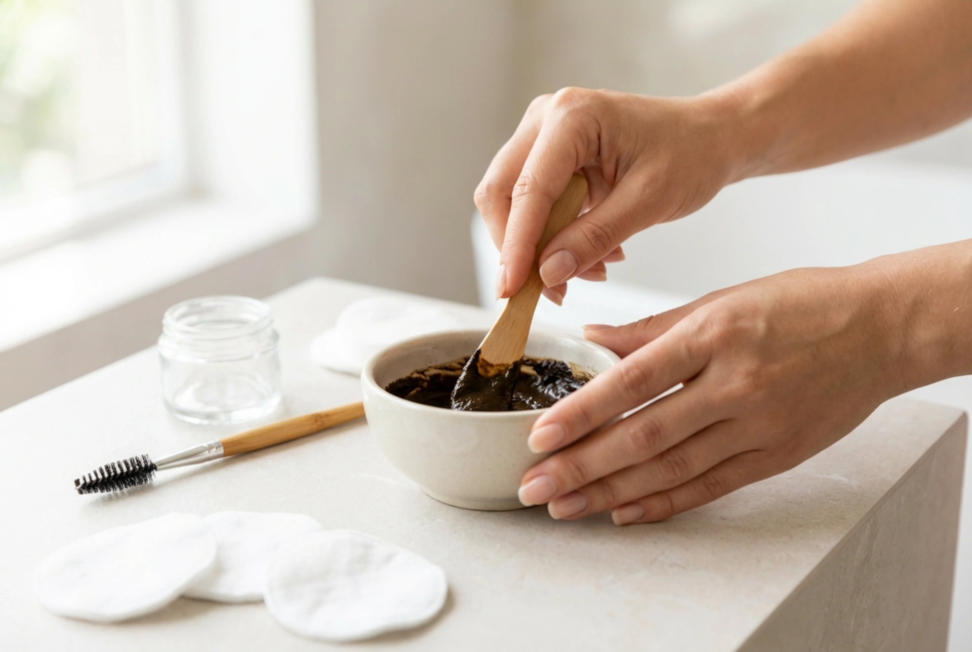 Kulmakarvojen henna kotona: valmistelu, levitys ja poisto