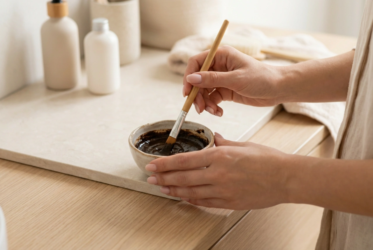 Jauhehenna kulmakarvoille: seoksen valmistelu ja levitys